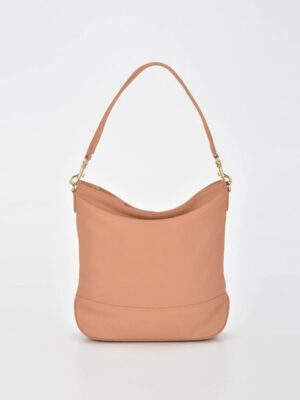 GABEE Cecilia Leather Shoulder Bag - Camel
