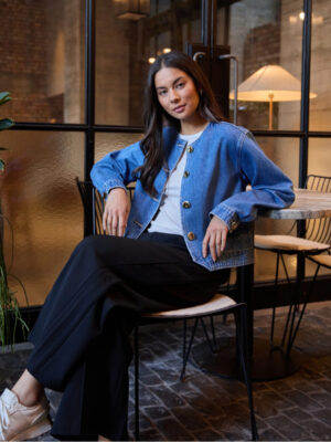 Clara Jacket - Mid Blue