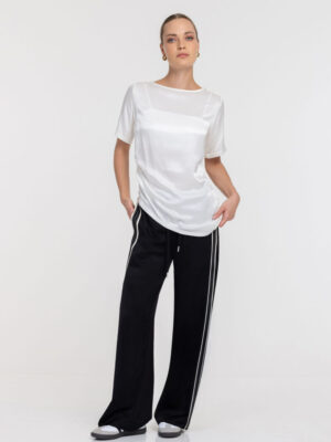 Diego Pant - Black with Black/Sheer Trim