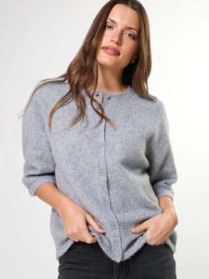 Hansel Cardigan - Grey Marle