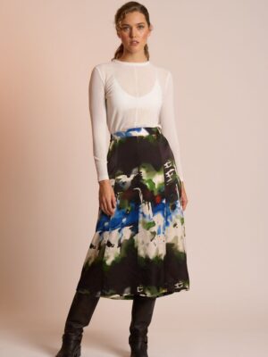 Mesh Encore Top - Rice