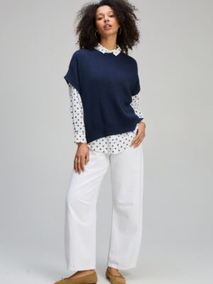 Sleeveless Crew Essential - Dark Denim