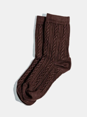 Alpine Chocolate Socks - 80% Wool