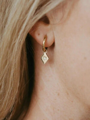 Stilen Angel Earrings – Gold