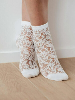 Florence Socks – White
