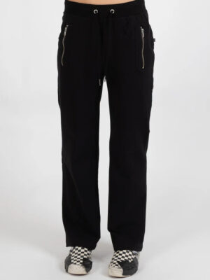 Loose Leg Escape Trackie - Black