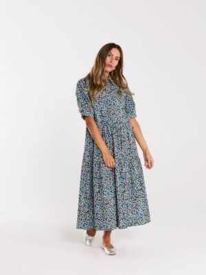 Luna Dress - Blue Moon Garden