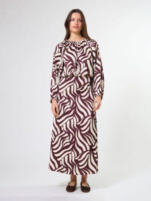 Asta Dress - Syrah Swirl