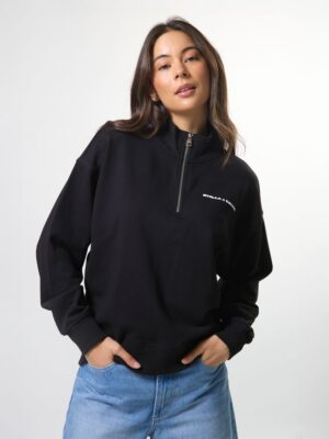 Core 1/4 Zip Sweat - Black