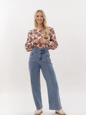 Finley Top - Blush Baroque