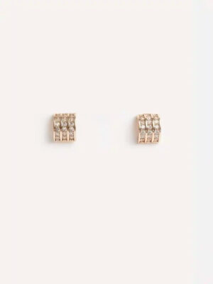 Halsie Earrings – Rose