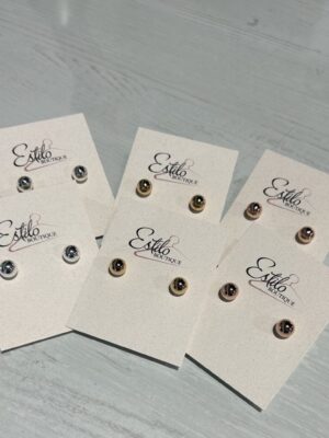 Isabella Ball Stud Earrings - Gold