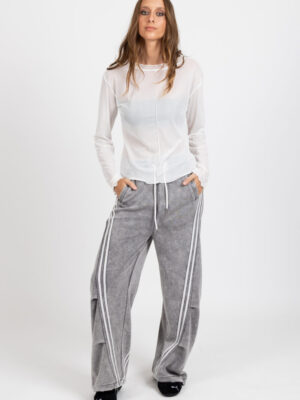 Let's Play Trackie - Washed Black