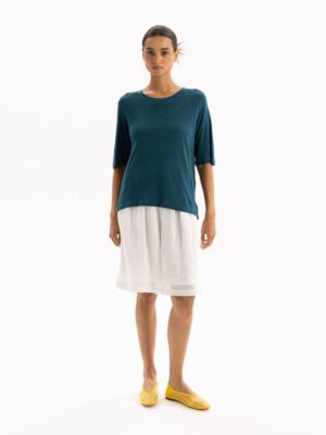 Linen Tee - Deep Sea