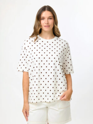 Porter Tee - Milk Spot