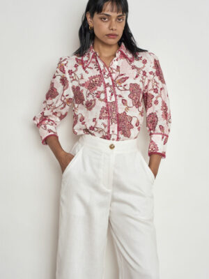 Serenade Top - Rose Paisley