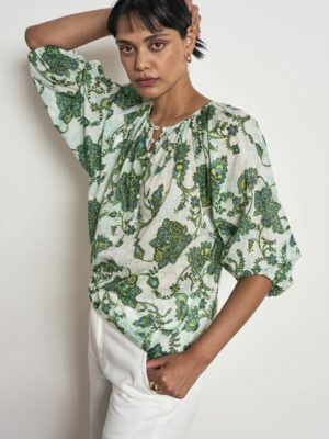 Vow Top - Garden Paisley
