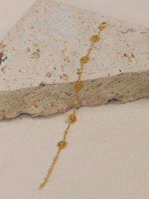 Bellis Bracelet - Gold/Champagne