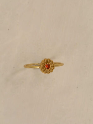 Bellis Ring - Gold/Flame