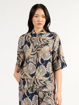 Hugo Shirt - Navy Paisley
