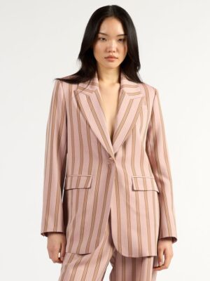 Paris Blazer - Rosewood Stripe