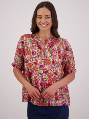 Pearly Top - Bright Floral