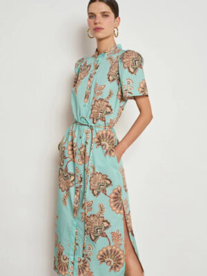 Quote Dress - Mint Kgari