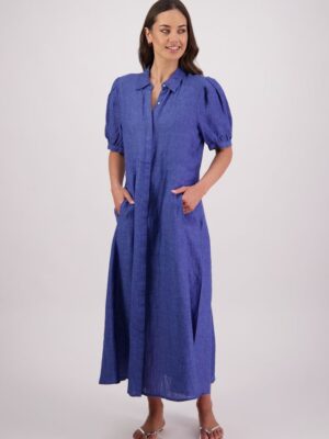 Tokyo Dress - Bright Blue