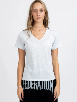 V Please Tee - White