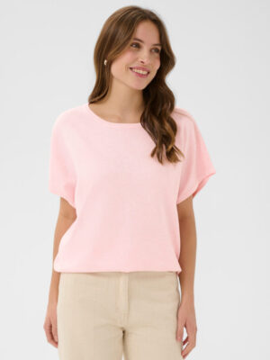 Mila SZ R-N SS Pullover - Ballerina Melange